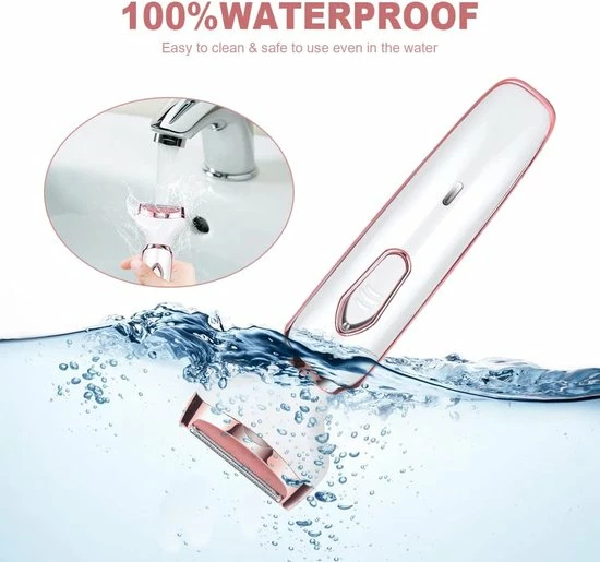 Ladyshaver Elektrisch Ladyshave, Draadloos 4-in-1 Elektrisch Scheerapparaat Voor Dames, Oplaadbaar Pijnloos Elektrisch Scheerapparaat Bikinitrimmer Nat En Droog Ontharen Voor Gezicht Benen Oksel, Neus En Wenkbrauw 4 Ladyshaver Elektrisch Ladyshave, Draadloos 4-in-1 Elektrisch Scheerapparaat Voor Dames, Oplaadbaar Pijnloos Elektrisch Scheerapparaat Bikinitrimmer Nat En Droog Ontharen Voor Gezicht Benen Oksel, Neus En Wenkbrauw - Afbeelding 4