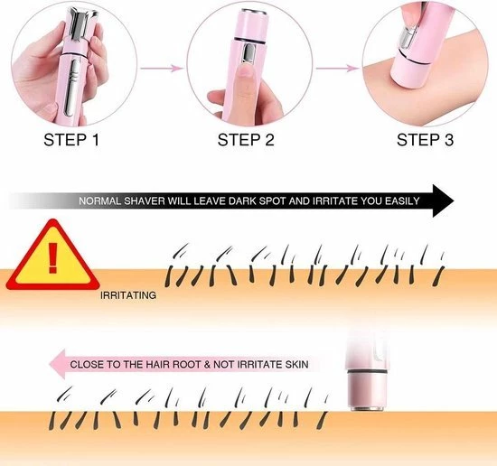 4 in 1 Wenkbrauw Epileer Apparaat - Mini Ontharing Set - Elektrische Scheerapparaat - Epilator LOUZIR 4 In 1 Wenkbrauw Epileer Apparaat - Mini Ontharing Set - Elektrische Scheerapparaat - Epilator -Philips winkel
