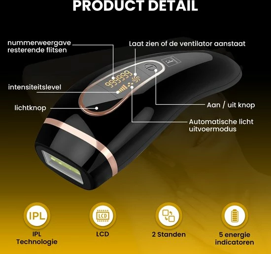 F Femmez Femmezz IPL Ontharingsapparaat - Laser En Lichtontharing - Ontharing - Inclusief GRATIS Beschermbril, Scheermes En Aloe Vera Gel 7 F Femmez Femmezz IPL Ontharingsapparaat - Laser En Lichtontharing - Ontharing - Inclusief GRATIS Beschermbril, Scheermes En Aloe Vera Gel - Afbeelding 7