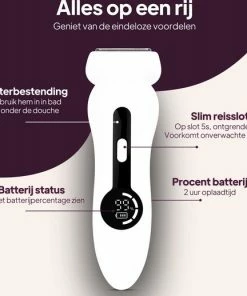 3-in-1 Draadloze Ladyshave - Scheerapparaat Vrouw- Oplaadbaar Standaard - Oksels - Benen - Trimmer Vrouw - Haarverwijderaar - Nat En Droog - Clean Supply -Philips winkel 550x518 4