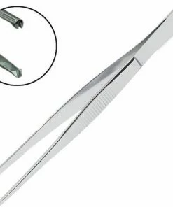 Labshop - Pincet Met Tand 15 Cm RVS