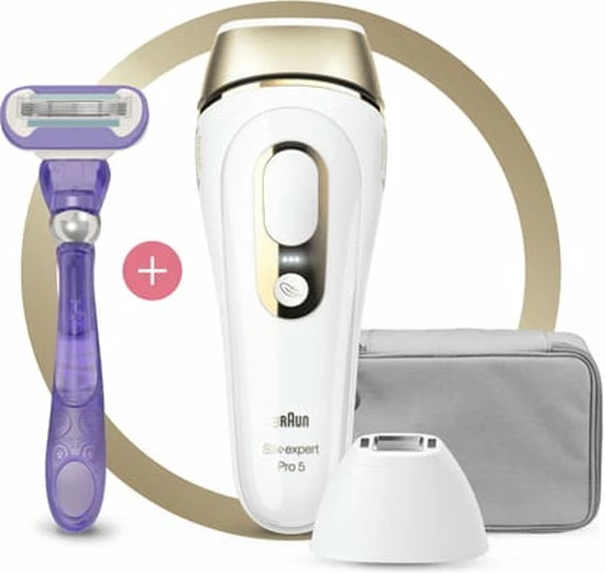 Braun Silk?expert Pro 5 PL5117 - Nieuwste Generatie IPL Ontharing, Zichtbare Ontharing - Wit En Goud 19 Braun Silk?expert Pro 5 PL5117 - Nieuwste Generatie IPL Ontharing, Zichtbare Ontharing - Wit En Goud - Afbeelding 19