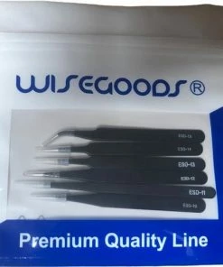 WiseGoods - Premium ESD Pincetten Set - Precisie Pincetten - Anti Statische RVS Pincet - 6 Stuks -Philips winkel 550x522 8