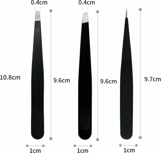 Cheaperito Wenkbrauw Epileer Pincet Set I 3-Delig I Met Luxe Opbergcase I Roze 3 Cheaperito Wenkbrauw Epileer Pincet Set I 3-Delig I Met Luxe Opbergcase I Roze - Afbeelding 3