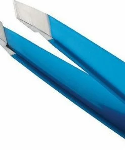 Tweezerman Pincet Schuine Punt - Slant Tweezer Blue Jewel -Philips winkel 550x523 4