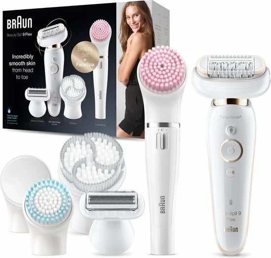 Braun Silk-?pil 9 Flex 9-100 - Beautyset En Epilator Voor Vrouwen 1 Braun Silk-?pil 9 Flex 9-100 - Beautyset En Epilator Voor Vrouwen