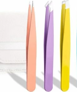 BOTC Pincet Epileer Set - Tweezer - 4 Delig - Epileer Set - Pincetten - Rvs - BEA00002