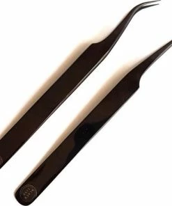 Black Line BlackLine Set Van 2 Professionele Pincetten Voor Wimperextensions