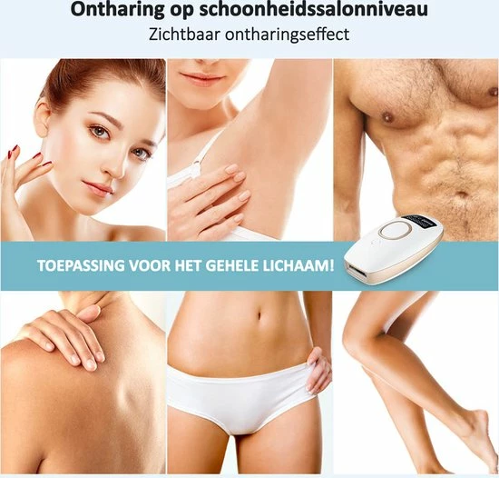 Merkloos Lichtontharingsapparaat - IPL Ontharingsapparaat - Laser En Lichtontharing - Ontharing - Inclusief Beschermbril En Scheermes 7 Merkloos Lichtontharingsapparaat - IPL Ontharingsapparaat - Laser En Lichtontharing - Ontharing - Inclusief Beschermbril En Scheermes - Afbeelding 7