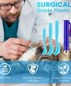 Merkloos Tekenverwijderaar Set Vlooien Kam Hond Kat Huisdier Tekenpincet Tekenhulpmiddel 7 Stuks -Philips winkel 550x528 13