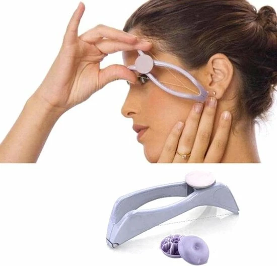 Shopdomain Gezicht Schaar Verwijderaar Voor Vrouwen-Mini-Ontharing Vrouwen-Face- Epileer Touw-Snel En Pijnloos- Epilator Gezichtshaartrimmer-Geschikt- Op Voorhoofd-wangen-bovenlip-wenkbrauwen-en Kin Etc 4 Shopdomain Gezicht Schaar Verwijderaar Voor Vrouwen-Mini-Ontharing Vrouwen-Face- Epileer Touw-Snel En Pijnloos- Epilator Gezichtshaartrimmer-Geschikt- Op Voorhoofd-wangen-bovenlip-wenkbrauwen-en Kin Etc - Afbeelding 4