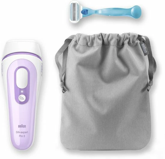 Braun Silk-expert Pro Silk·expert Pro 3 PL3011 - IPL - Zichtbare Ontharing - Wit En Lila Braun Silk-expert Pro Silk·expert Pro 3 PL3011 - IPL - Zichtbare Ontharing - Wit En Lila -Philips winkel 550x529 4