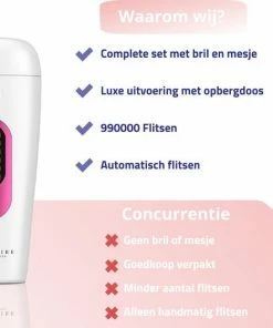 Skinclaire IPL Ontharingsapparaat - Laser Ontharing - Laser En Lichtontharing - GRATIS Beschermbril En Scheermesje 15 Skinclaire IPL Ontharingsapparaat - Laser Ontharing - Laser En Lichtontharing - GRATIS Beschermbril En Scheermesje -Philips winkel 550x530 3
