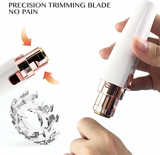 Merkloos Gezichtshaarverwijderaar Vrouwen Epilator 2 Merkloos Gezichtshaarverwijderaar Vrouwen Epilator - Afbeelding 2