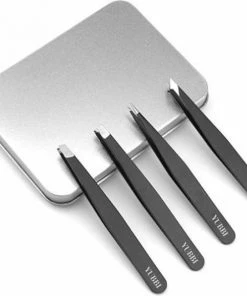 YUBBI™ Epileer Pincet Set - Tweezer Set - Dermaplanning - Wenkbrauw Scheermesje - Trimmer - Opbergcover - Zwart -Philips winkel 550x533 11