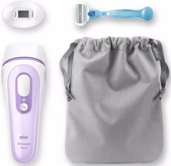 Braun Silk-expert Pro Silk·expert Pro 3 PL3011 - IPL - Zichtbare Ontharing - Wit En Lila Braun Silk-expert Pro Silk·expert Pro 3 PL3011 - IPL - Zichtbare Ontharing - Wit En Lila -Philips winkel 550x533 5