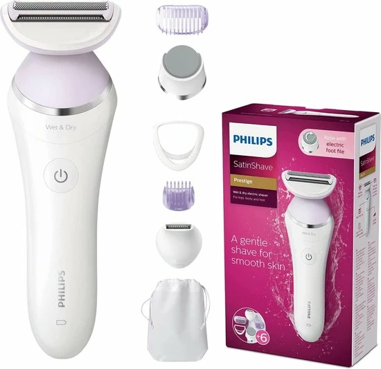 Philips SatinShave Prestige BRL175/00 - Ladyshave - Paars 1 Philips SatinShave Prestige BRL175/00 - Ladyshave - Paars