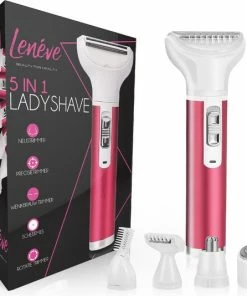 Len?ve Ladyshave - Ladyshave Voor Vrouwen - 5 In 1 - Haarverwijderaar - Bikinitrimmer - Neustrimmer - Wenkbrauw Trimmer