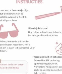 P'eau Hairremoval P'eau Professionele - IPL Kit Met Beschermende Bril - Lichtontharing - 999 000 Flitsen - Wit Met Goud -Philips winkel 550x535 5