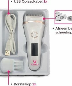 Vivefly Healthcare She Shave Lady Shaver- Lady Shaver -Draadloze Ontharing - Nat En Droog - Oplaadbaar - Bikinilijn -Philips winkel 550x536 9