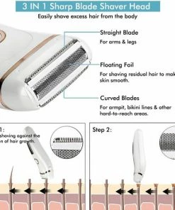 Pro-Care 3 In 1 Oplaadbare Ladyshave- Wit - Met LED Screen Monitoring. 14 Pro-Care 3 In 1 Oplaadbare Ladyshave- Wit - Met LED Screen Monitoring. -Philips winkel 550x538 9