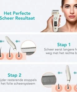 LifeGoods Ladyshave - Voor Vrouwen - Oplaadbaar - Wit -Philips winkel 550x539 5