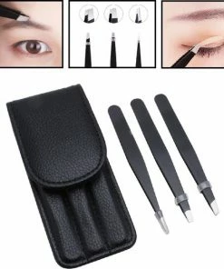LOUZIR Wenkbrauw Epileer Set - Luxe Opbergcase - Pincet - Tweezers - Eyebrow Epilation Set