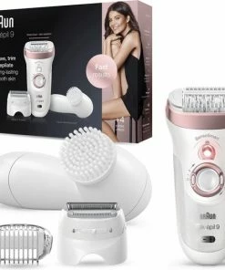 Braun Silk-?pil 9 9-880 - Epilator - Voor Vrouwen Voor Langdurige Ontharing - Wit/Ros?goud