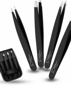 DKvani Company DKvani - Tweezer - 4 Delig - Epileer Set - Pincetten - Rvs