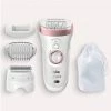 Depilator Epilator Voor Vrouwen Voor Langdurige Ontharing, Ontharingsapparaat, Wit/Ros?goud