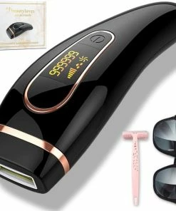 Beautyloves® IPL Ontharingsapparaat - IPL Ontharing - IPL Laserontharing - IPL Lichtontharing - Permanent Ontharen - Inclusief Veiligheidsbril En Scheermesje