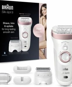 Braun Silk-épil 9-725 - Epilator Voor Langdurige Ontharing - Wit/Roségoud