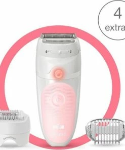 Braun Silk-?pil 5 5-620 - Epilator - Wit/Roze