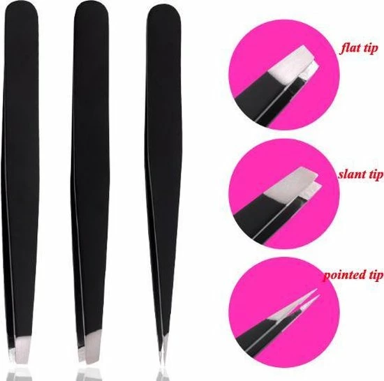 Merkloos Epileer Set Zwart 2 Merkloos Epileer Set Zwart - Afbeelding 2