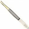 R?R Solingen Epileer Tweezer / Pincet - 75 Mm - Schuin - RVS - Verguld