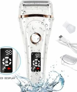 Pro-Care 3 In 1 Oplaadbare Ladyshave- Wit - Met LED Screen Monitoring.