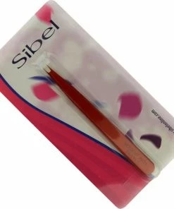 Sibel - Epileerpincet - Schuin - Rood