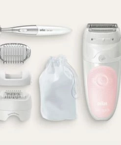 Braun Silk-épil 5 5-820 Wit/Roze - Epilator + Bikinistyler -Philips winkel 550x549 32