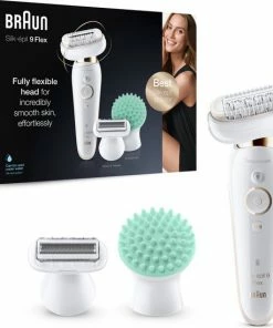 Braun Silk-?pil 9 Flex 9-020 Wit/Goud - Epilator