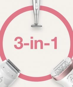 Braun Silk-?pil 9 9-890 - Epilator - Wit/Ros?goud -Philips winkel 550x549 6