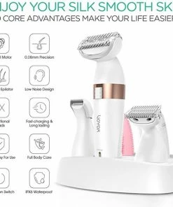 VOYOR 5-in-1 Elektrisch Scheerapparaat Voor Dames, Epilator Voor Bikini, Gezicht En Lichaam, Scheerapparaat Voor Dames, Draadloos, Oplaadbaar, Waterdicht ES500 -Philips winkel 550x550 1029