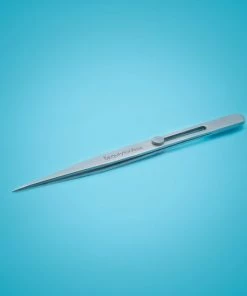 Beautytools.be BeautyTools Punt Pincet PRECISION - Pincet Met Verstevigde Punt Voor Wimperextensions - Wimper Pincet -Tweezers Met Ingebouwde Schuifslot (14 Cm) - Inox (PT-0973)