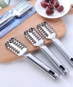 Home Online 2 Stuks - Dunschiller Pincet - Visgraten Pincet - Schubben Verwijderaar - Vis Schraper - Ingewanden Mes - Ontschubber Vis - RVS -Philips winkel 550x550 1116