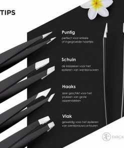 FABCARE Wenkbrauw Pincettenset Met Wenkbrauwborstel En Etui (5-delig) ? Verbeterde Punt ? Pincet Voor Wenkbrauwen Epileren ? Professionele Wenkbrauwpincet Met Antislip Coating ? Pincet Voor Ontharing -Philips winkel 550x550 1186
