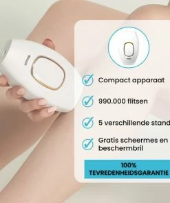 Merkloos IPL Ontharingsapparaat - Inclusief Scheermes En Beschermbril - 990.000 Flitsen -Philips winkel 550x550 1215