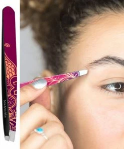 Beautytools.be BeautyTools Epileerpincet PRECISION - Pincet Met Schuine Bek Voor Wenkbrauwen - Purple Henna - Tweezers (9.5 Cm) - Inox (BT-1918) 10 Beautytools.be BeautyTools Epileerpincet PRECISION - Pincet Met Schuine Bek Voor Wenkbrauwen - Purple Henna - Tweezers (9.5 Cm) - Inox (BT-1918) -Philips winkel 550x550 1257