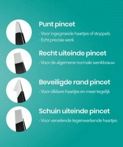 FreshDragon Pincet Epileer Set - Met Wenkbrauw Schaartje En Mesje - Tweezer -Philips winkel 550x550 126