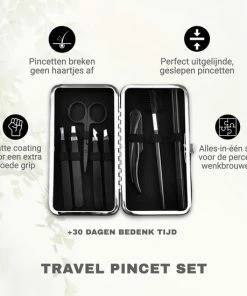 Ar-To-Go Epileer Set ? Pincet Set ? Epileren ? Wenkbrauw Trimmer ? Epileer Pincet ? Cadeauset Vrouw - 7 Delig ? Zwart -Philips winkel 550x550 1270