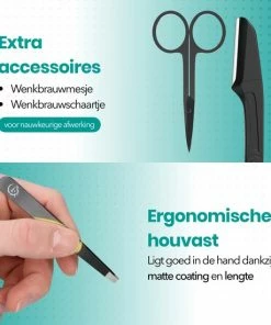 FreshDragon Pincet Epileer Set - Met Wenkbrauw Schaartje En Mesje - Tweezer -Philips winkel 550x550 129