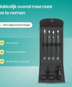 FreshDragon Pincet Epileer Set - Met Wenkbrauw Schaartje En Mesje - Tweezer -Philips winkel 550x550 133